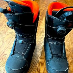 Salomon Snowboarding boots, Size 10.